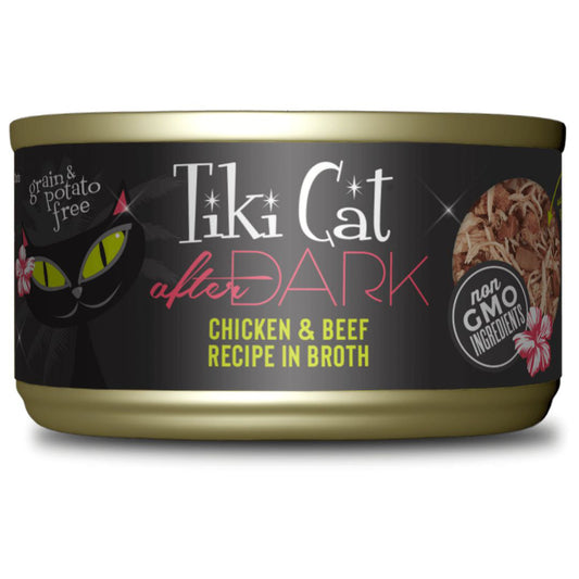 Tiki Pet Cat After Dark Pate Chicken & Beef 2.8Oz