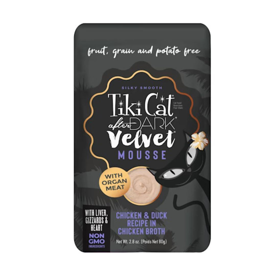 Tiki Pet Cat After Dark Mousse Chicken & Duck 2.8Oz