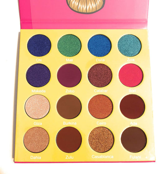 Masquerade Mini Eyeshadow Palette Juvias Place spray