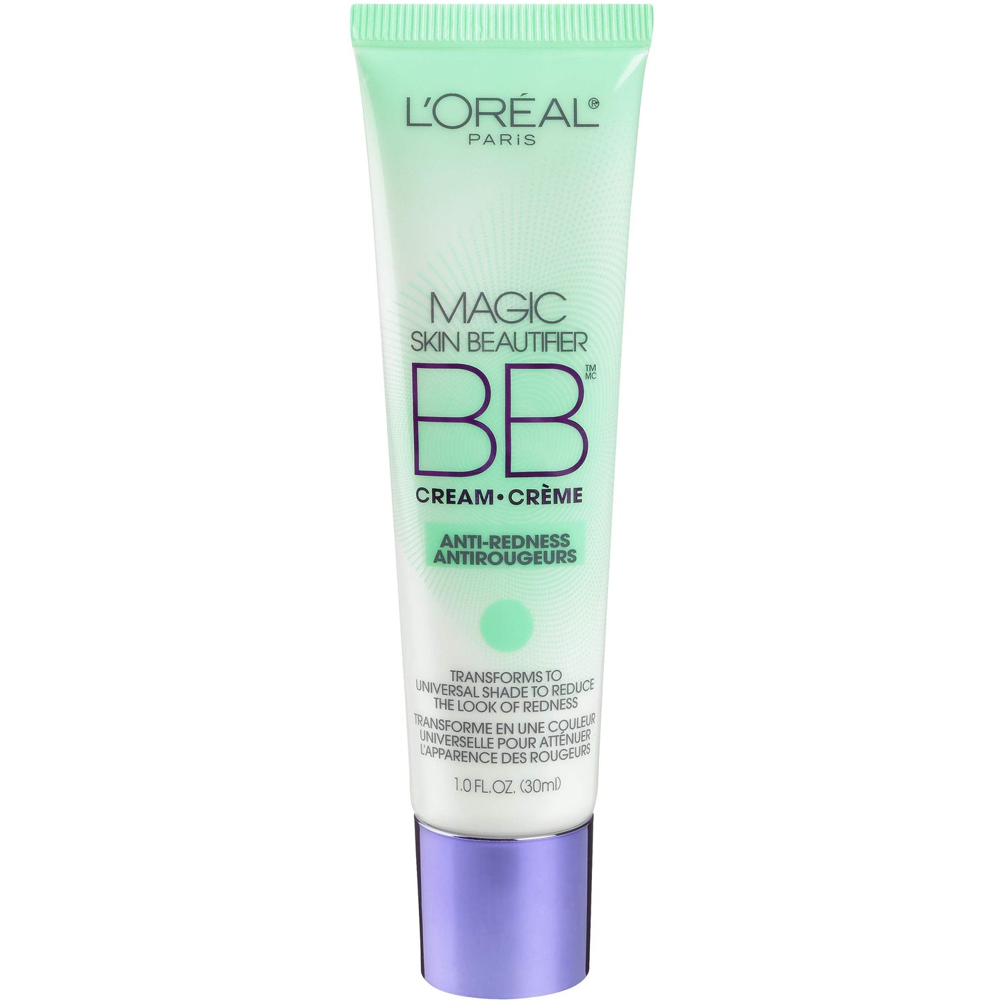 L'Oreal Paris Magic BB Cream Face Makeup Anti-Redness w/ Vitamin C and E, 1 fl. oz., Pack of 2