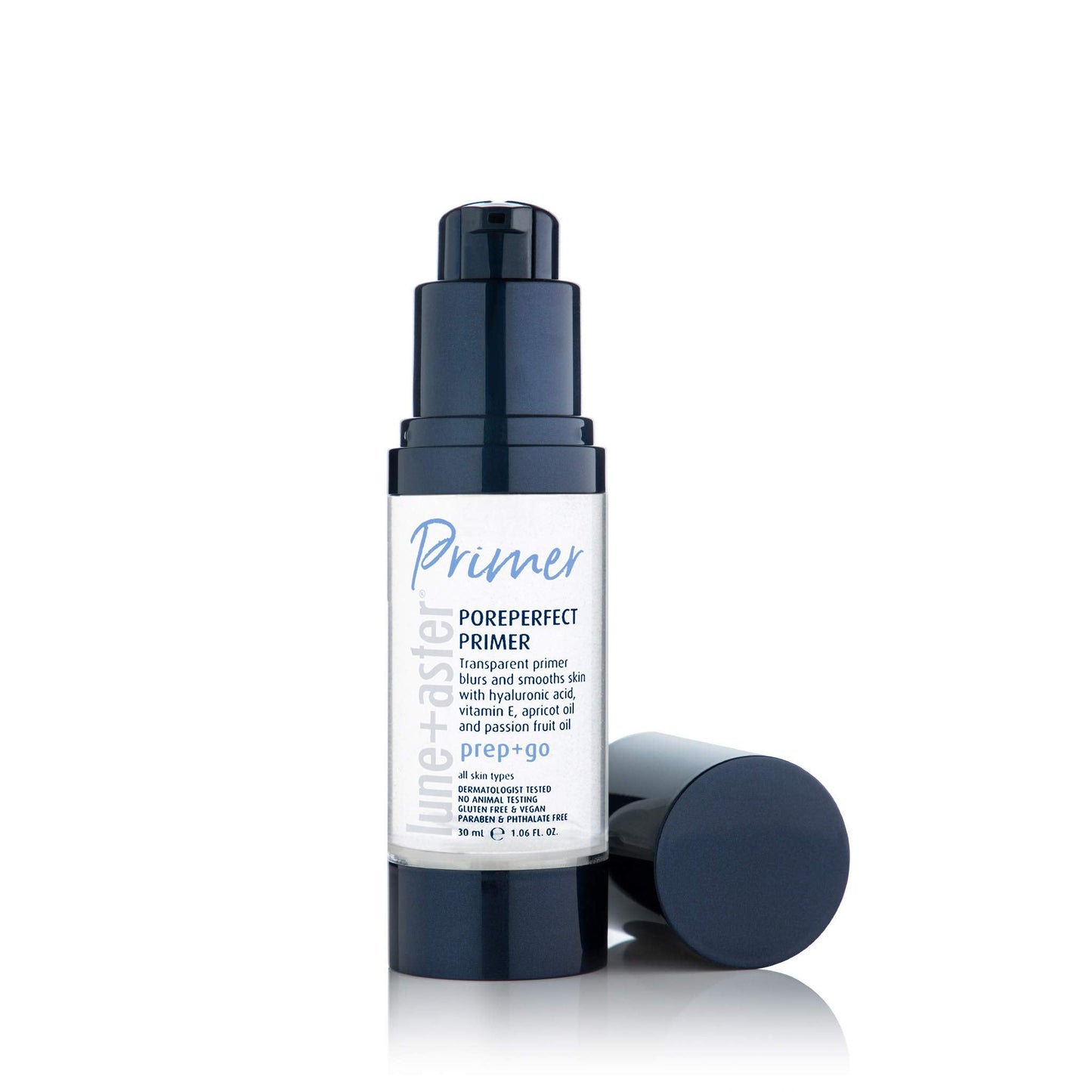 Lune+Aster PorePerfect Primer - Blurs and diffuses the appearance of pores, fine lines and wrinkles, while providing a gentle mattifying, yet radiant "filtered" effect