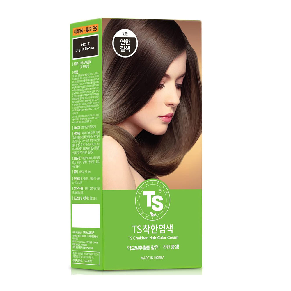 TS Chakhan Hair Color Cream to cover gray hair (5 colors)