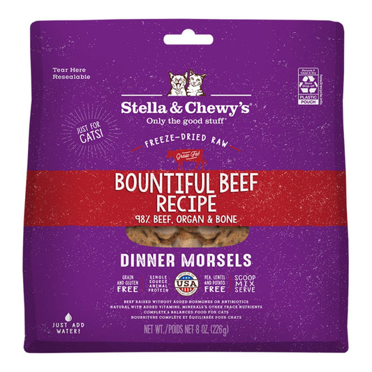 Stella & Chewys Bountiful Beef Freeze-Dried Raw Dinner Morsels 8oz.