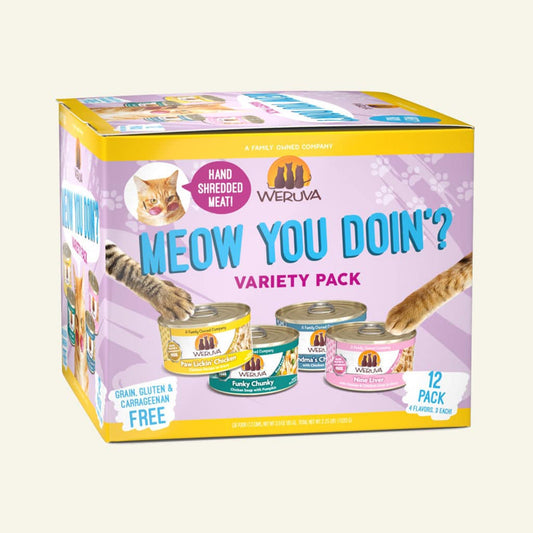 Weruva Cat Meow You Doin Variety Pack 3oz. (Case Of 12)