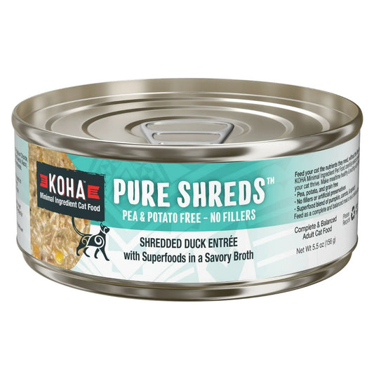 Koha Cat Grain Free Shredded Duck 2.8Oz