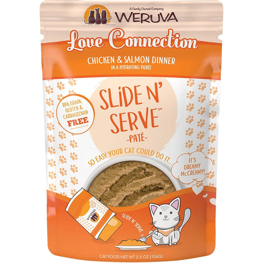 Weruva Cat Pates Love Connection Chicken and Salmon Dinner 5.5oz (Case Of 12)