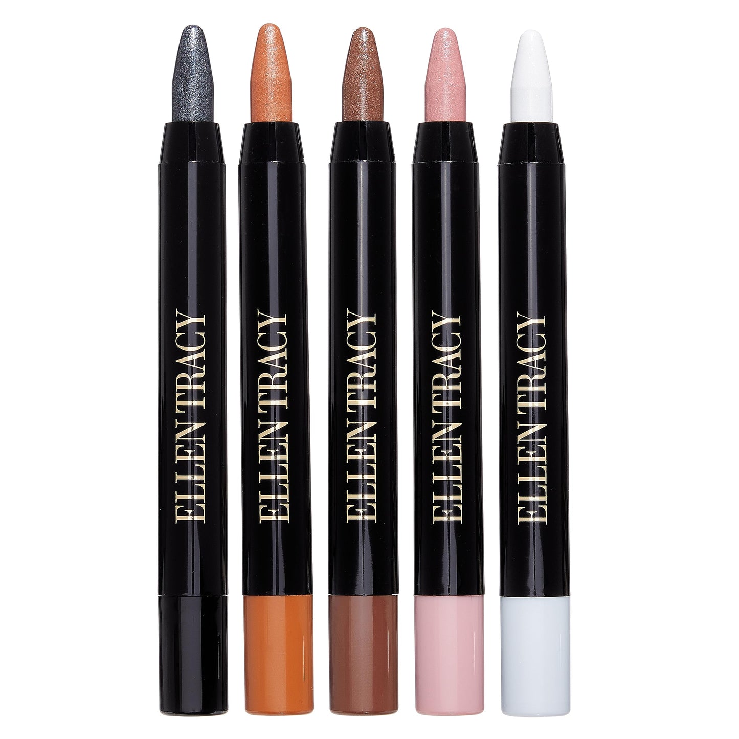 ELLEN TRACY Eyeshadow and Liner Stick Collection | 5 Piece Set | Smudge Proof, Blendable, and Long Lasting| Enhance Your Eyes with Vibrant Colors and Precise Definition