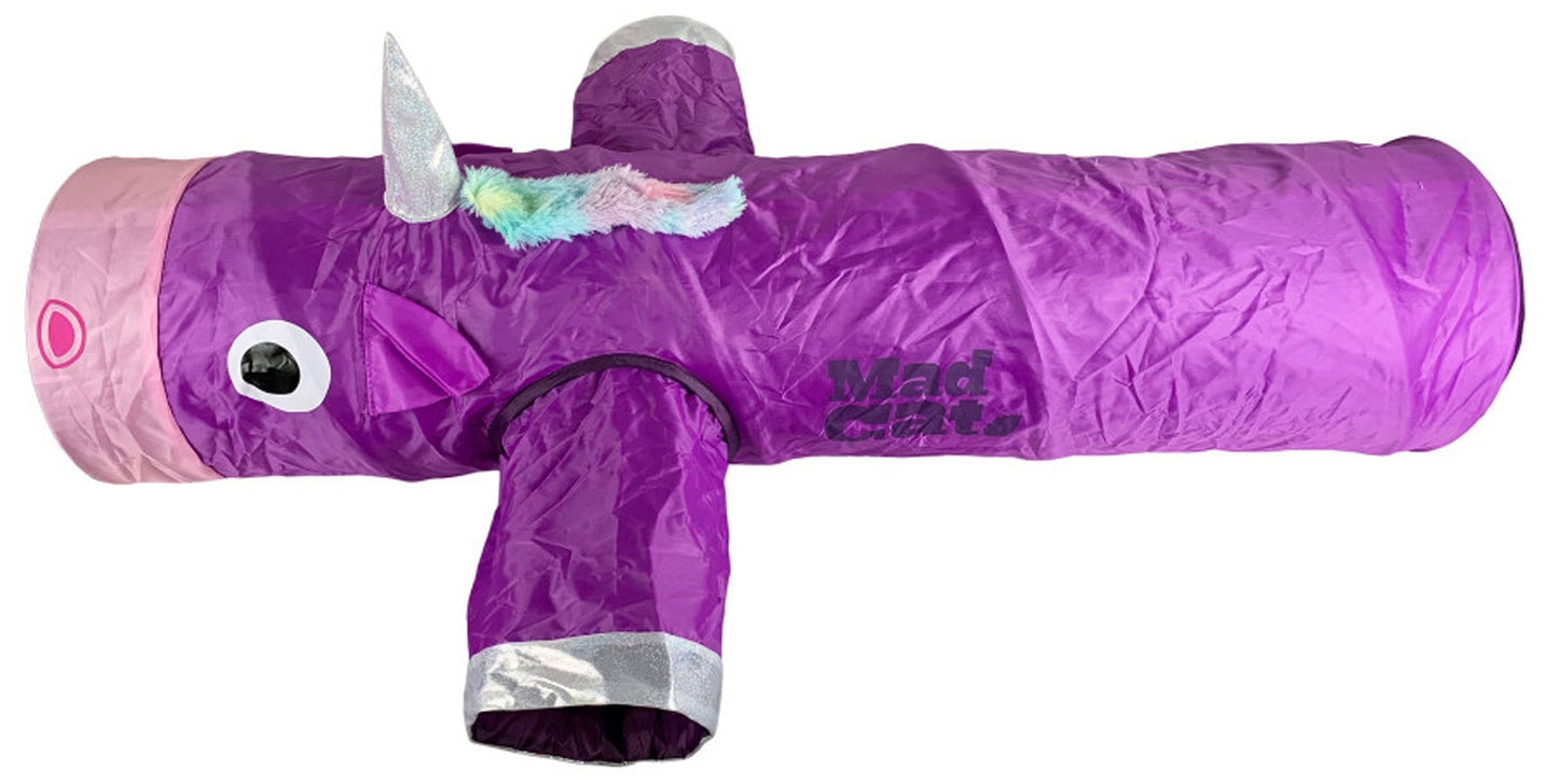 Cosmic Cat Mad Cat Mewnicorn Tunnel Cat Toy 1ea-38 in