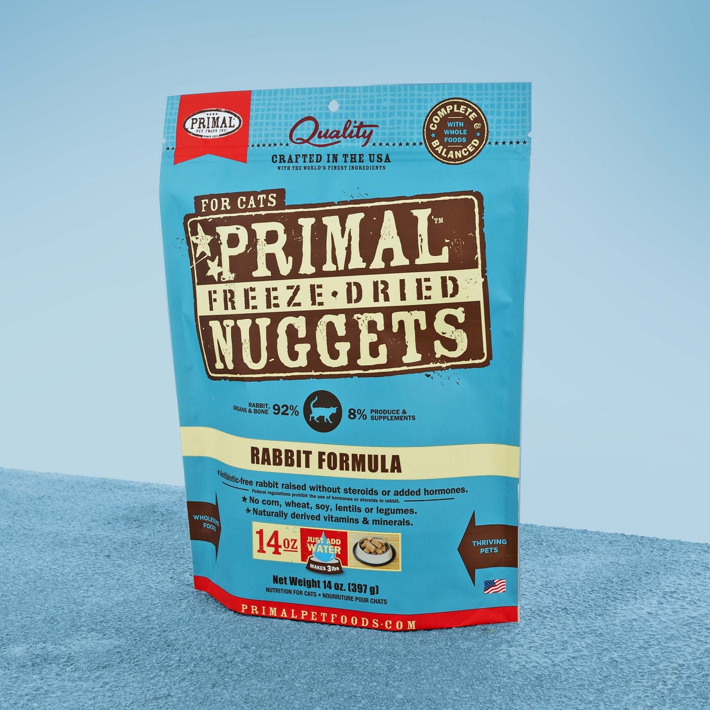 PRIMAL CAT FREEZE-DRIED NUGGETS RABBIT 5,5oz