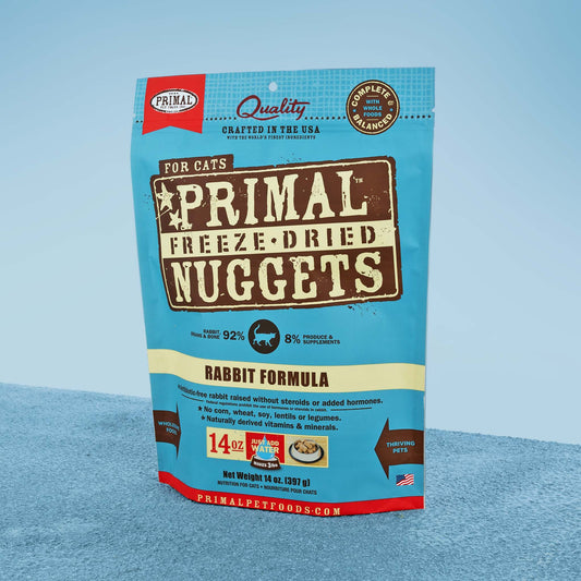 PRIMAL CAT FREEZE-DRIED NUGGETS RABBIT 5,5oz