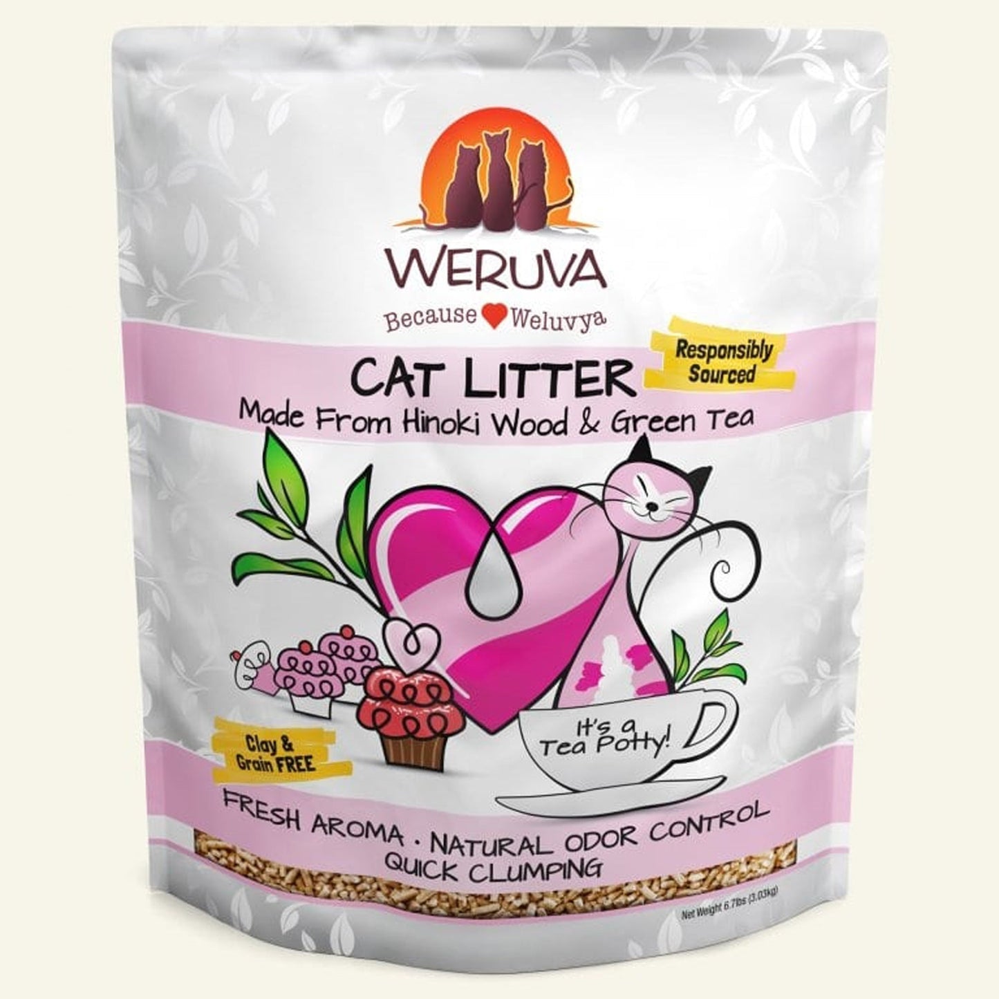 Weruva Cat Tea Potty Litter 11,7 Lbs,