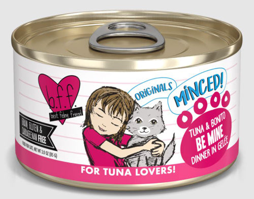 BFF Cat Tuna and Bonito Be Mine Dinner in Gele 3oz, (Case Of 24)