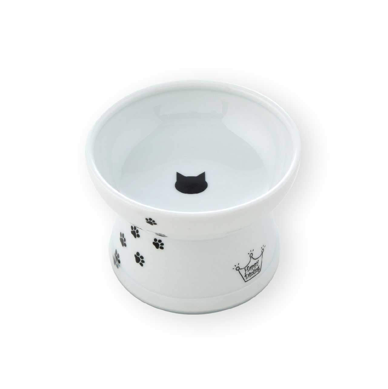nekoichi Happy Dining Cat Food Bowl Ceramic w/ anti-slip silicone ‎DC-0703-SC02