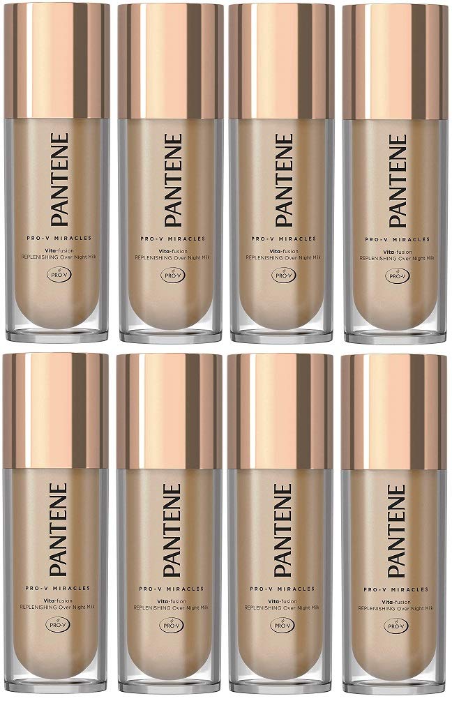 8-Pack Pantene Miracles Overnight Milk Leave-In Treatment 100Ml - Made In Japan