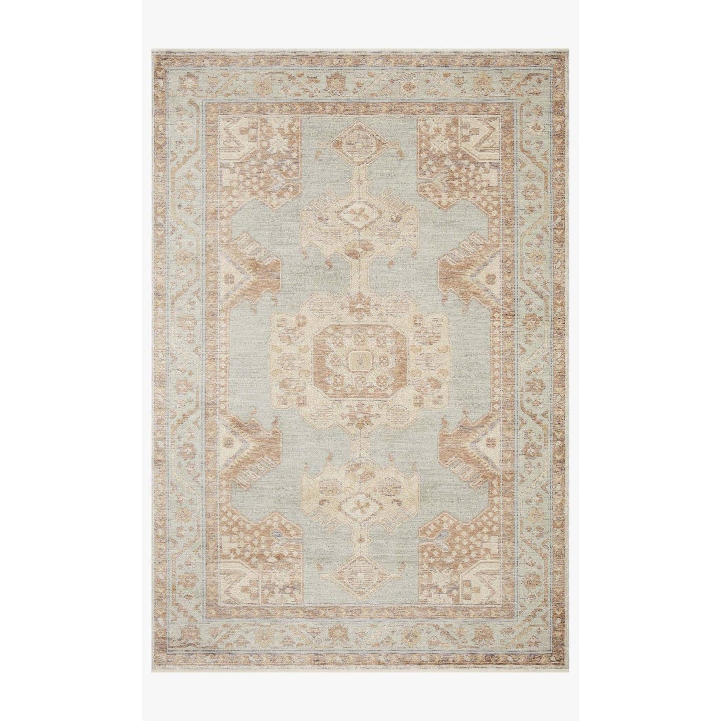 Magnolia Home Carlisle Seafoam/Taupe Rug