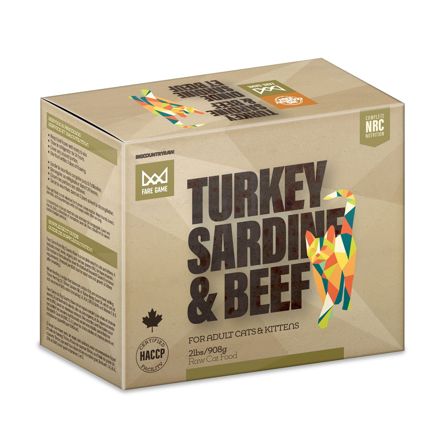 Fare Game – Turkey and Sardines with Beef – 2 lb