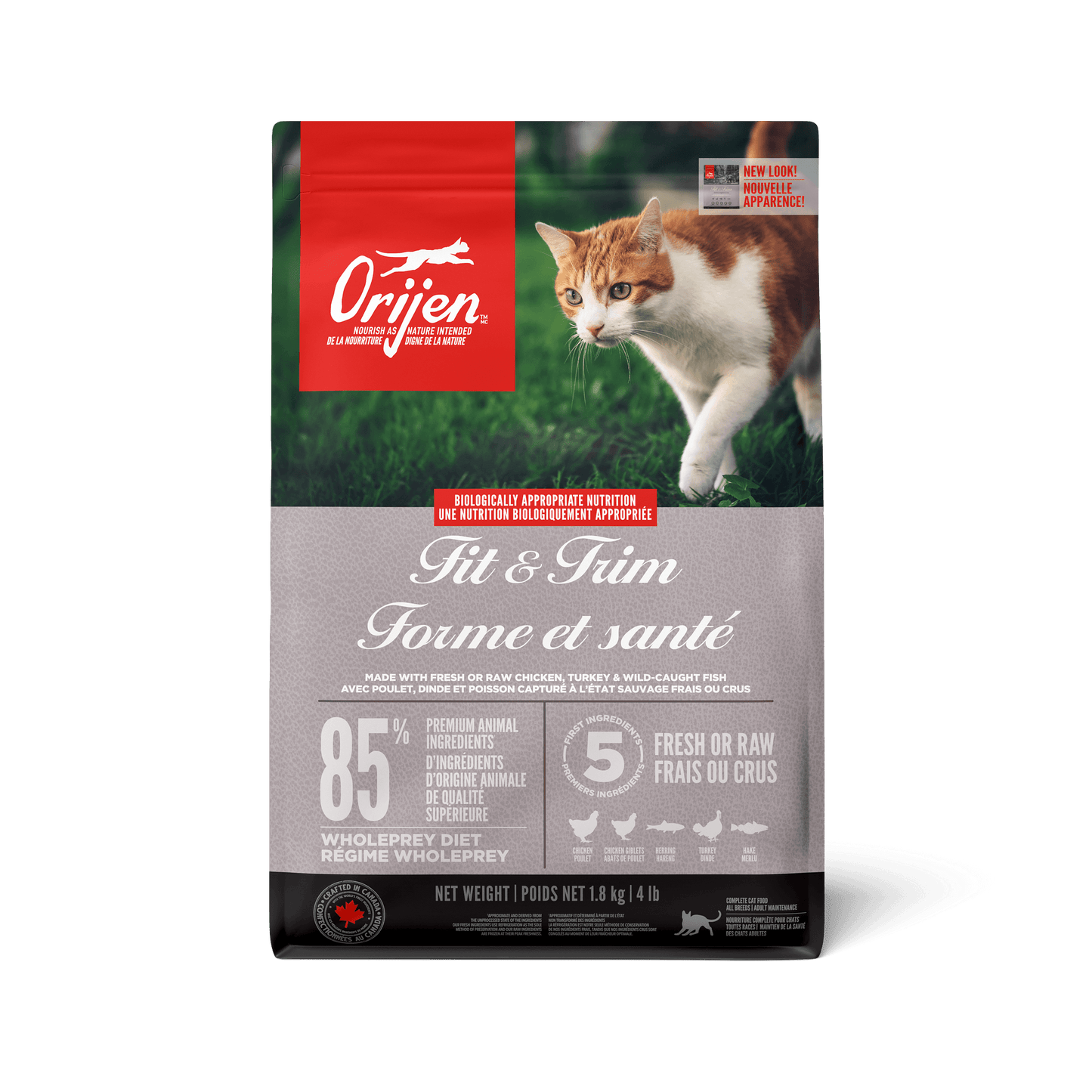 Orijen Fit & Trim Dry Cat Food Recipe