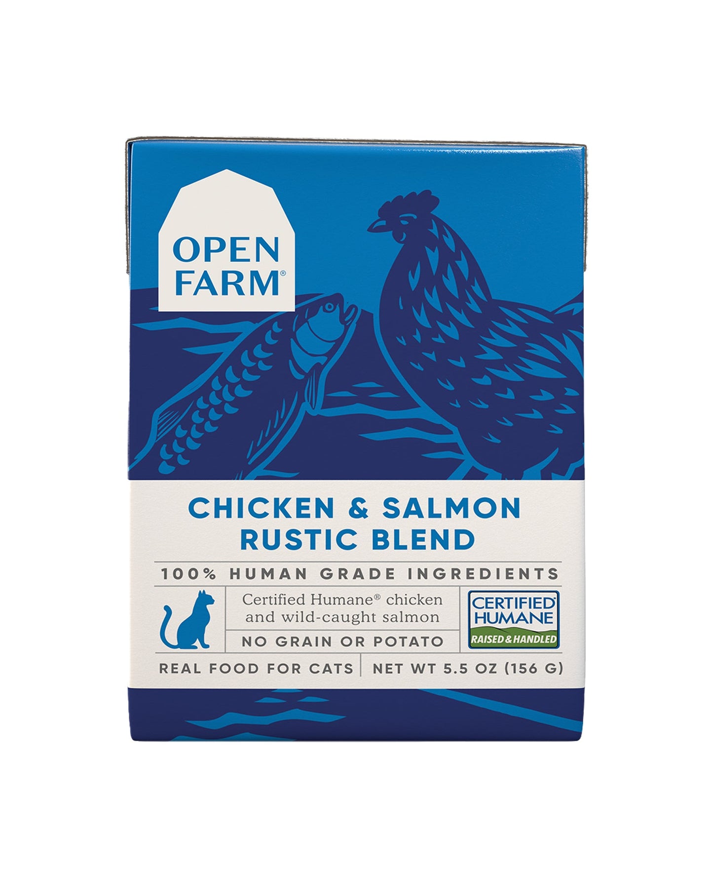 Chicken & Salmon Rustic Blend Wet Cat Food - Case of 12