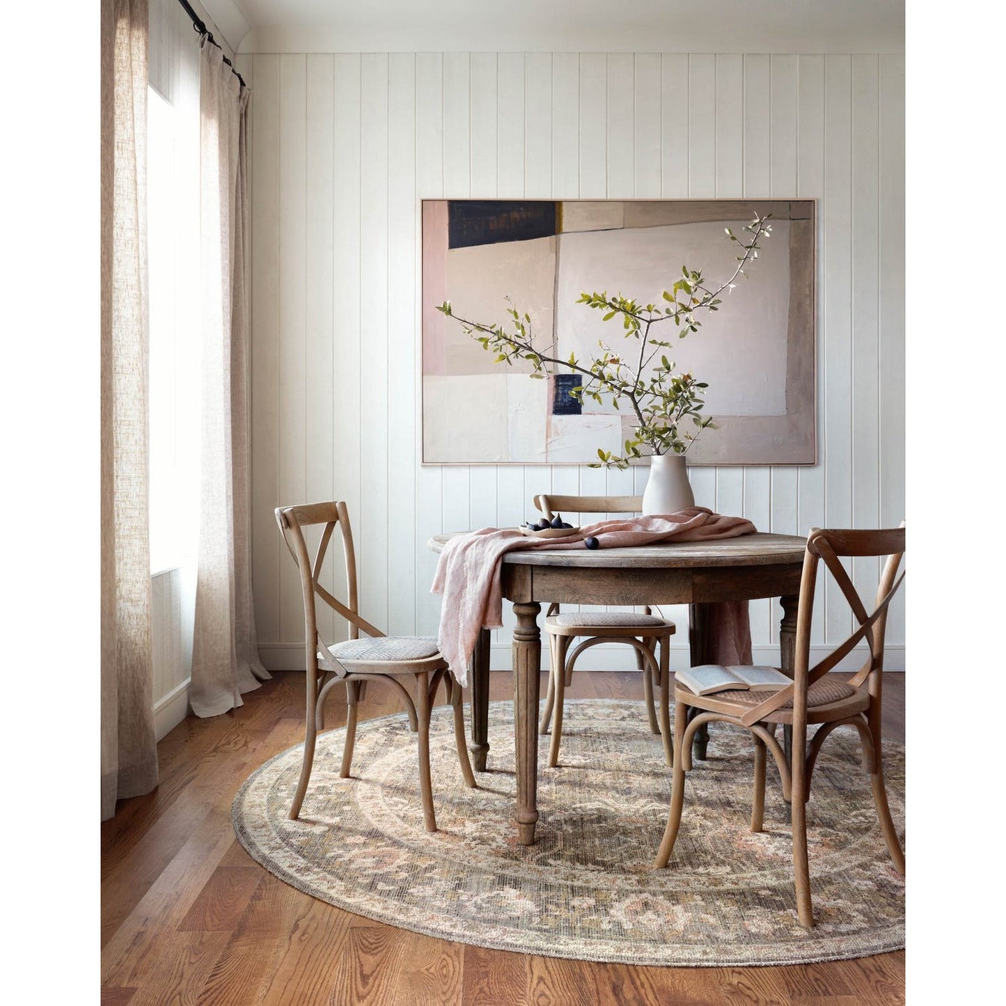 Chris Loves Julia Rosemarie Sage/Blush Rug