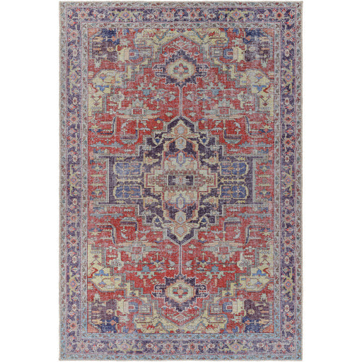 Amelie Rug - AML2372 - Red/Navy