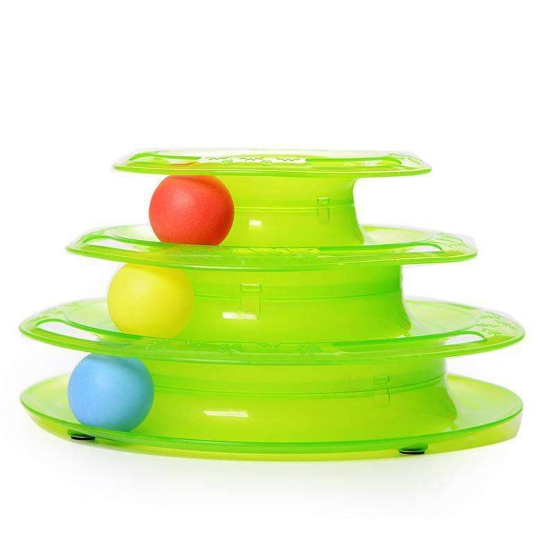 Three Levels Tower Tracks Disc Cat Toy
