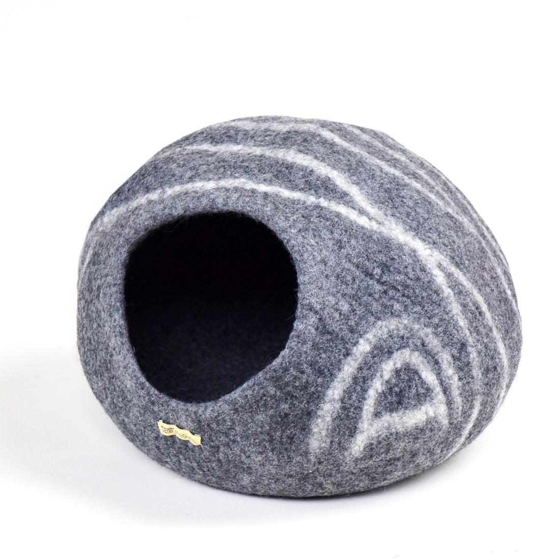 Cat Cave - Dark Grey Stone Cocoon