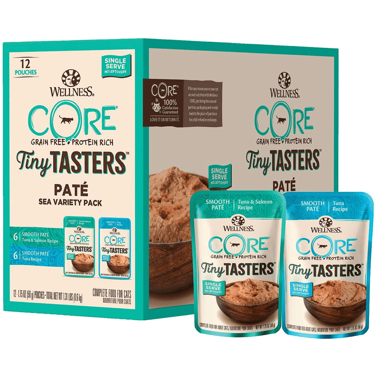 Wellness CORE Tiny Tasters Pâté Sea Variety Pack