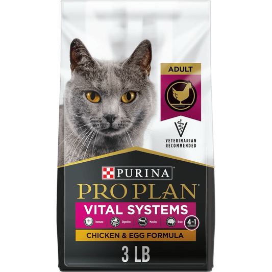 Purina Pro Plan Vital Systems Chicken & Egg Formula 4-in-1 Dry Cat Food