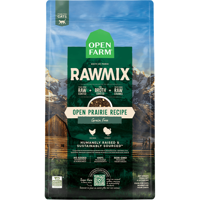 Open Farm Open Prairie Grain-Free RawMix for Cats