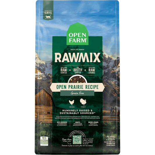 Open Farm Open Prairie Grain-Free RawMix for Cats